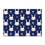 Cute Bunny Pattern, Easter, Koteto Sticker A4 (10 pack)