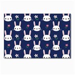 Cute Bunny Pattern, Easter, Koteto Postcards 5  x 7  (Pkg of 10)