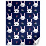 Cute Bunny Pattern, Easter, Koteto Canvas 12  x 16 