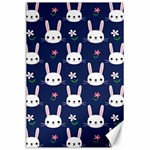 Cute Bunny Pattern, Easter, Koteto Canvas 24  x 36 