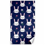 Cute Bunny Pattern, Easter, Koteto Canvas 40  x 72 