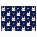 Cute Bunny Pattern, Easter, Koteto Large Glasses Cloth