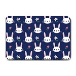 Cute Bunny Pattern, Easter, Koteto Small Doormat