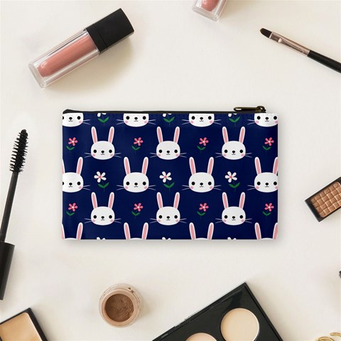 Cute Bunny Pattern, Easter, Koteto Cosmetic Bag (Small) from ArtsNow.com Back