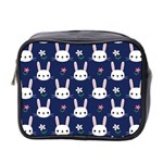 Cute Bunny Pattern, Easter, Koteto Mini Toiletries Bag (Two Sides)