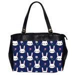 Cute Bunny Pattern, Easter, Koteto Oversize Office Handbag (2 Sides)