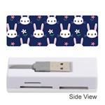 Cute Bunny Pattern, Easter, Koteto Memory Card Reader (Stick)