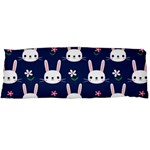 Cute Bunny Pattern, Easter, Koteto One Side Body Pillow Cases