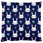 Cute Bunny Pattern, Easter, Koteto Large Cushion Case (One Side)