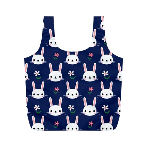 Cute Bunny Pattern, Easter, Koteto Full Print Recycle Bag (M) from ArtsNow.com Front