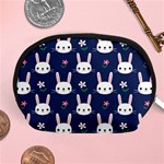 Cute Bunny Pattern, Easter, Koteto Accessory Pouch (Medium)