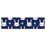 Cute Bunny Pattern, Easter, Koteto Oblong Satin Scarf (16  x 60 )