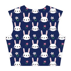 Cute Bunny Pattern, Easter, Koteto Cotton Crop Top from ArtsNow.com Back