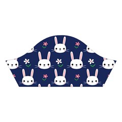 Cute Bunny Pattern, Easter, Koteto Cotton Crop Top from ArtsNow.com Left Sleeve