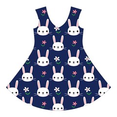 Cute Bunny Pattern, Easter, Koteto Short Sleeve V Front