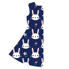 Cute Bunny Pattern, Easter, Koteto Short Sleeve V Back Left