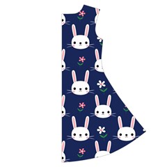 Cute Bunny Pattern, Easter, Koteto Short Sleeve V Back Right