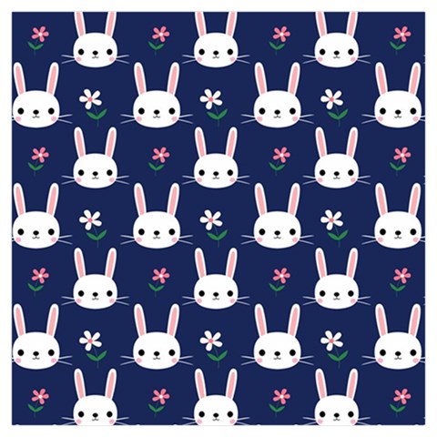 Cute Bunny Pattern, Easter, Koteto Kids  Hooded Rain Ponchos from ArtsNow.com Inside 1