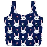 Cute Bunny Pattern, Easter, Koteto Full Print Recycle Bag (XXL)