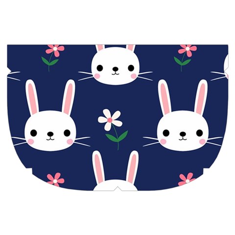 Cute Bunny Pattern, Easter, Koteto Make Up Case (Small) from ArtsNow.com Side Right