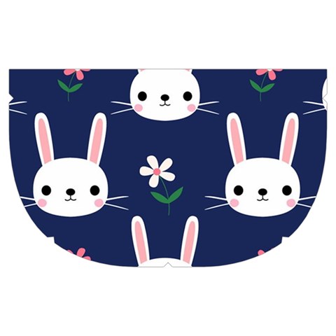 Cute Bunny Pattern, Easter, Koteto Make Up Case (Medium) from ArtsNow.com Side Right