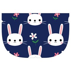 Cute Bunny Pattern, Easter, Koteto Make Up Case (Large) from ArtsNow.com Side Right