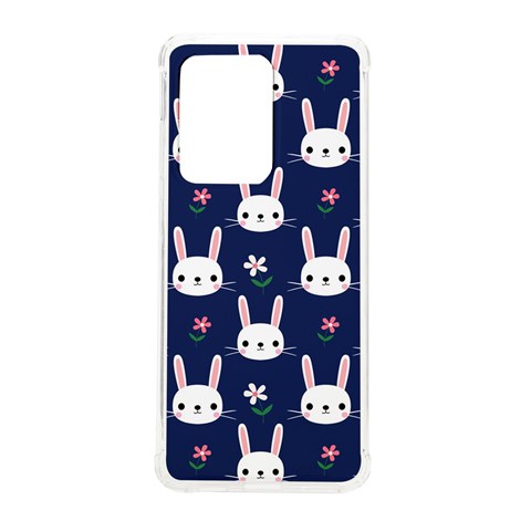 Cute Bunny Pattern, Easter, Koteto Samsung Galaxy S20 Ultra 6.9 Inch TPU UV Case from ArtsNow.com Front