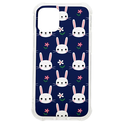 Cute Bunny Pattern, Easter, Koteto iPhone 12 mini TPU UV Print Case	 from ArtsNow.com Front