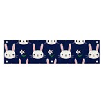 Cute Bunny Pattern, Easter, Koteto Banner and Sign 4  x 1 