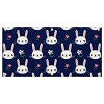 Cute Bunny Pattern, Easter, Koteto Banner and Sign 4  x 2 