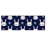 Cute Bunny Pattern, Easter, Koteto Banner and Sign 6  x 2 