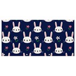 Cute Bunny Pattern, Easter, Koteto Banner and Sign 8  x 4 