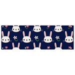 Cute Bunny Pattern, Easter, Koteto Banner and Sign 9  x 3 