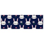 Cute Bunny Pattern, Easter, Koteto Banner and Sign 12  x 4 