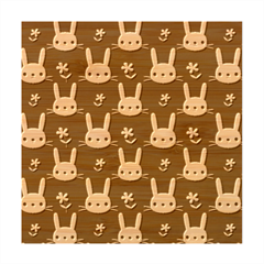 Cute Bunny Pattern, Easter, Koteto Bamboo Coaster Set from ArtsNow.com Coaster 2