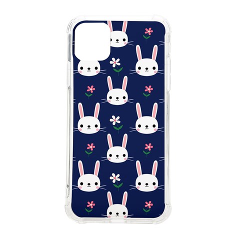 Cute Bunny Pattern, Easter, Koteto iPhone 11 Pro Max 6.5 Inch TPU UV Print Case from ArtsNow.com Front