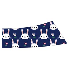 Cute Bunny Pattern, Easter, Koteto Men s Side Zip Front Pouch Ski And Snowboard Bib Pants	 from ArtsNow.com Waistband Back Left