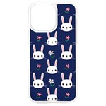 Cute Bunny Pattern, Easter, Koteto iPhone 15 Plus TPU UV Print Case