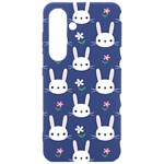 Cute Bunny Pattern, Easter, Koteto Samsung Galaxy S24 6.2 Inch Black TPU UV Case