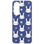 Cute Bunny Pattern, Easter, Koteto Samsung Galaxy S24 Plus 6.7 Inch Black TPU UV Case