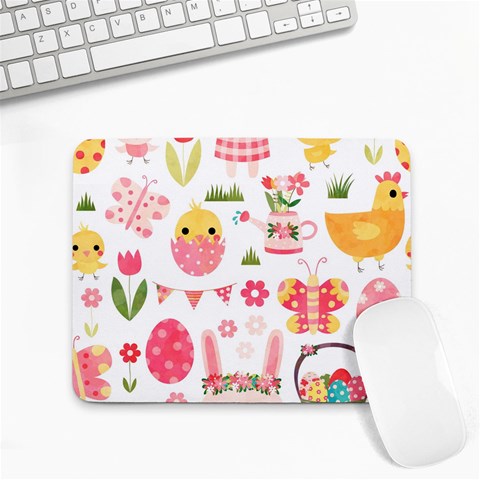 Cute Easter Bunny, Koteto, Animal, Baby Small Mousepad from ArtsNow.com Front