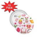 Cute Easter Bunny, Koteto, Animal, Baby 1.75  Buttons (10 pack)