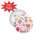 Cute Easter Bunny, Koteto, Animal, Baby 1.75  Buttons (100 pack) 