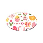 Cute Easter Bunny, Koteto, Animal, Baby Sticker (Oval)