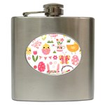 Cute Easter Bunny, Koteto, Animal, Baby Hip Flask (6 oz)