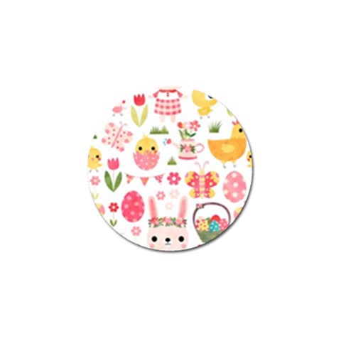 Cute Easter Bunny, Koteto, Animal, Baby Golf Ball Marker from ArtsNow.com Front