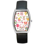 Cute Easter Bunny, Koteto, Animal, Baby Barrel Style Metal Watch