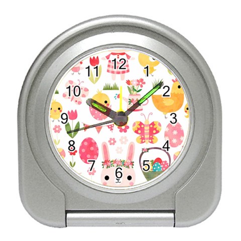 Cute Easter Bunny, Koteto, Animal, Baby Travel Alarm Clock from ArtsNow.com Front