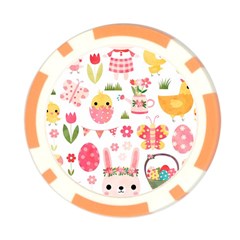 Cute Easter Bunny, Koteto, Animal, Baby Poker Chip Card Guard from ArtsNow.com Front