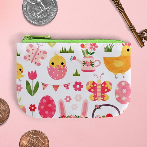 Cute Easter Bunny, Koteto, Animal, Baby Mini Coin Purse from ArtsNow.com Front